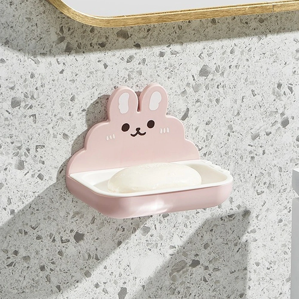 

Temperature Resistance Soap Dish Double-layer Drainage Design Drain Rack Large-capacity Creative Storage Box Bathroom Toilet