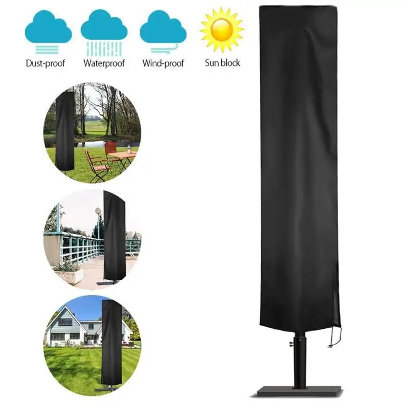

Cover Oxford Rain Cover Umbrella Home Weatherproof Cloth Patio Garden Cover Cantilever Parasol Outdoor Sunshade Waterproof
