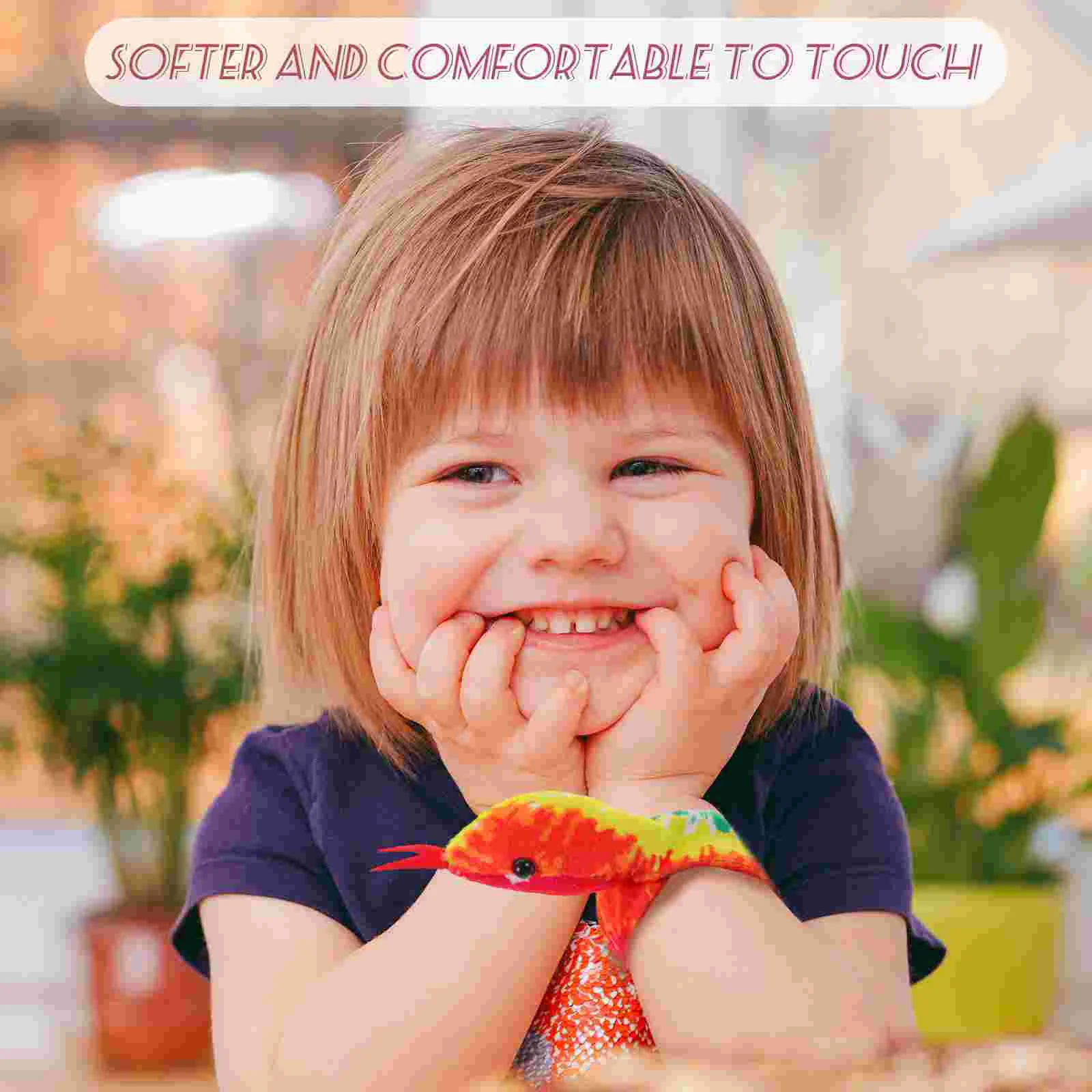 4 шт. плюшевая игрушка-змея кольцо для мальчиков игрушки браслеты Хэллоуина