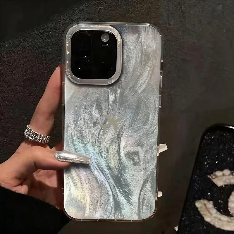 Фото Чехол для iPhone 17, 16, 15, 14, 13, 12, 11 Pro Max, минималистичный дизайн самолета, чехол IMD для iPhone XS XR X 7 8 Plus 16E 17 Air Funda №1