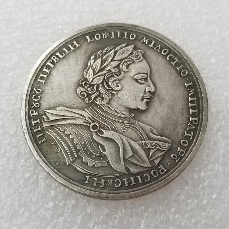 

Россия, 1719 год, домашний декор, монета, волшебные, на удачу, коллекционные монеты, рождественские подарки #98