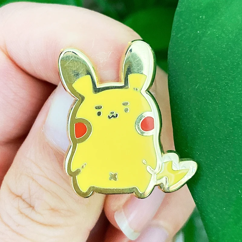 Покемн эмалированная булавка в японском стиле аниме фильмы значок на лацкан