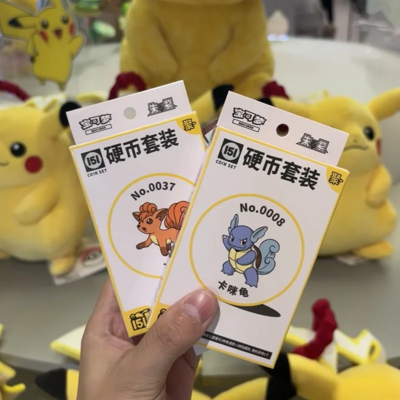 Фото В наличии оригинальная китайская коллекционная карточная игра PokéMon Ptcg, сборная 151 Vol.4 Ju Booster Pack 151, коллекционная карточка для монет №2
