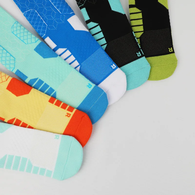 Thickened Towel Bottom Middle Tube High-top Sports Absorb Sweat Breathable Deodorized Men's Women's Basketball Elite Socks