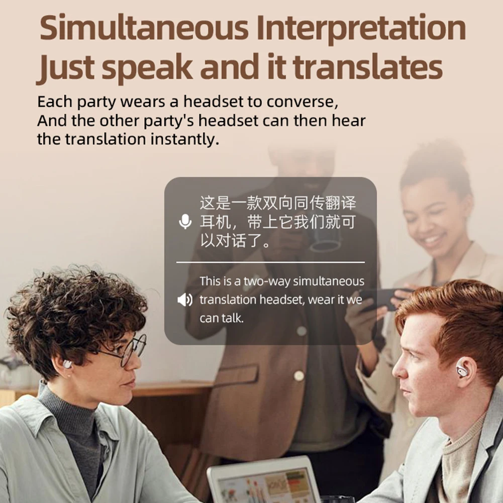 Real Time Translator Earbuds 142 Languages