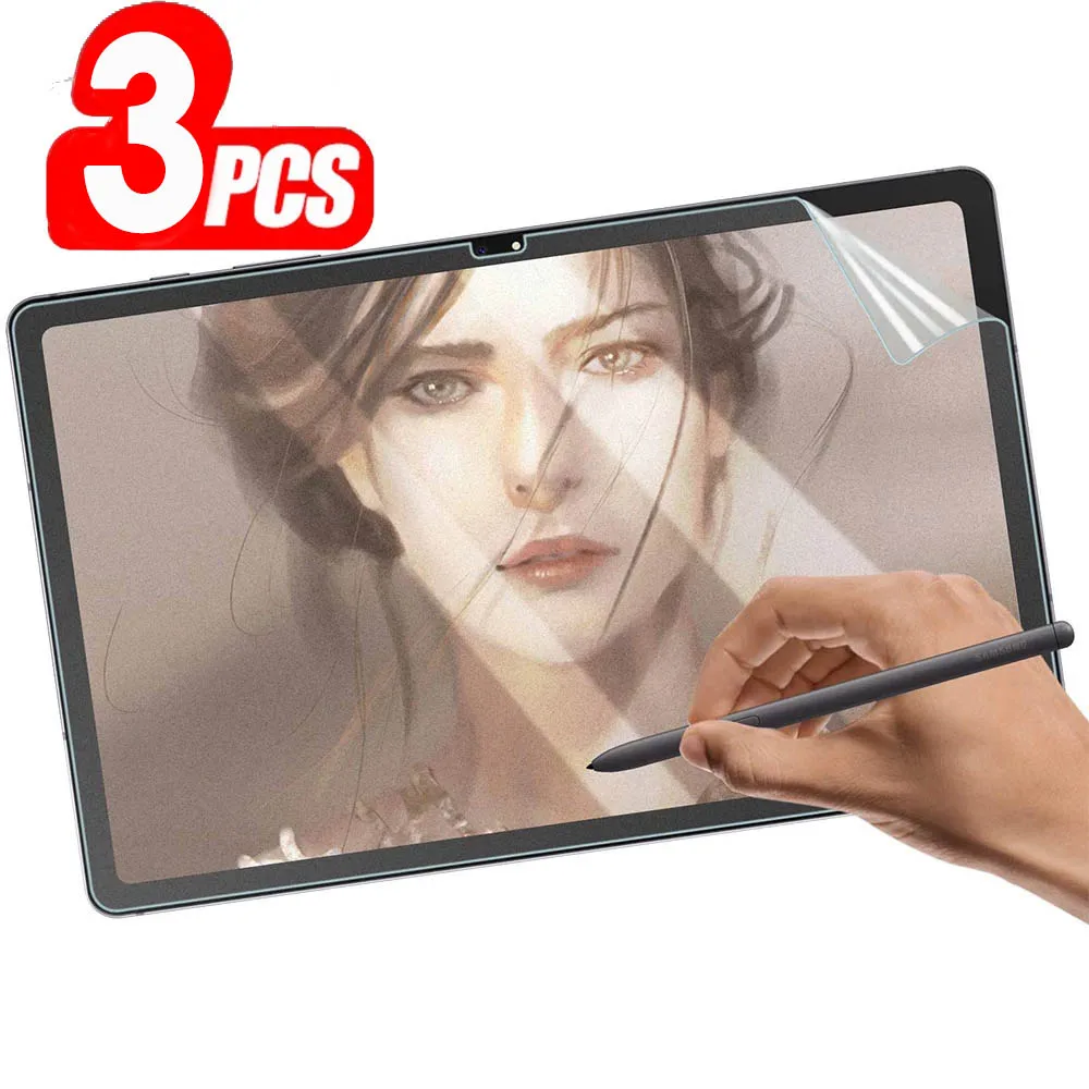 

(3 Pack) Paper Like Film For Samsung Galaxy Tab S7 S8 S9 11 2020 2022 2023 T870 T875 X700 X706 X710 X716 Screen Protector