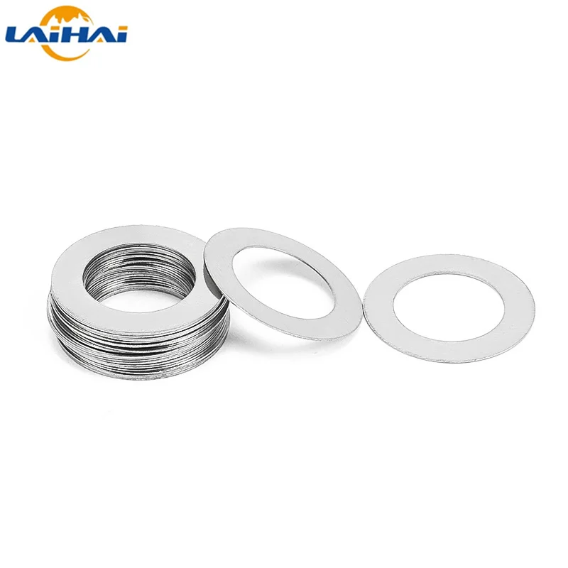 

304 stainless steel ultra-thin flat washer, 50 pieces / batch, m3 M4 M5 M6 M8 M10 M12, adjustable ultra-thin flat washer