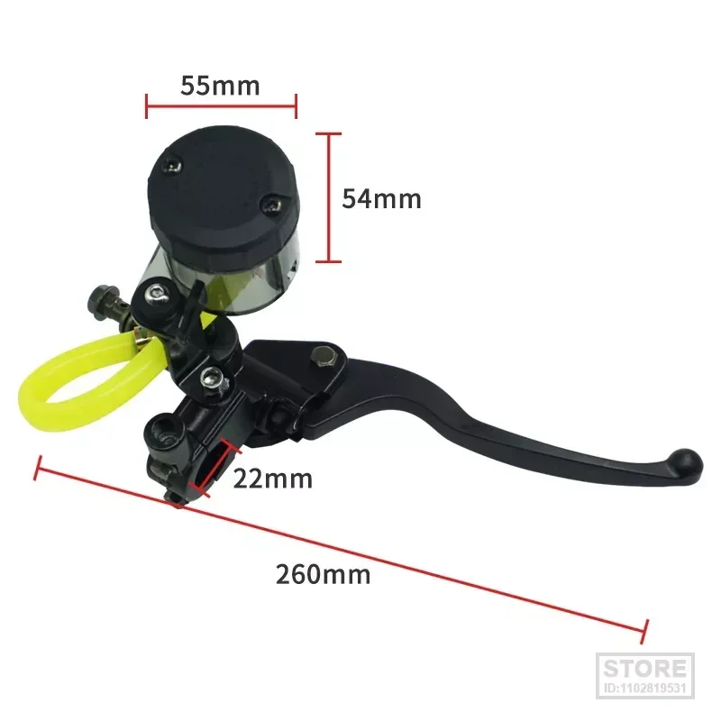 Мотоциклетный левый правый Тормозной насос для Yamaha LC150 LC135 22 мм 7/8 дюйма