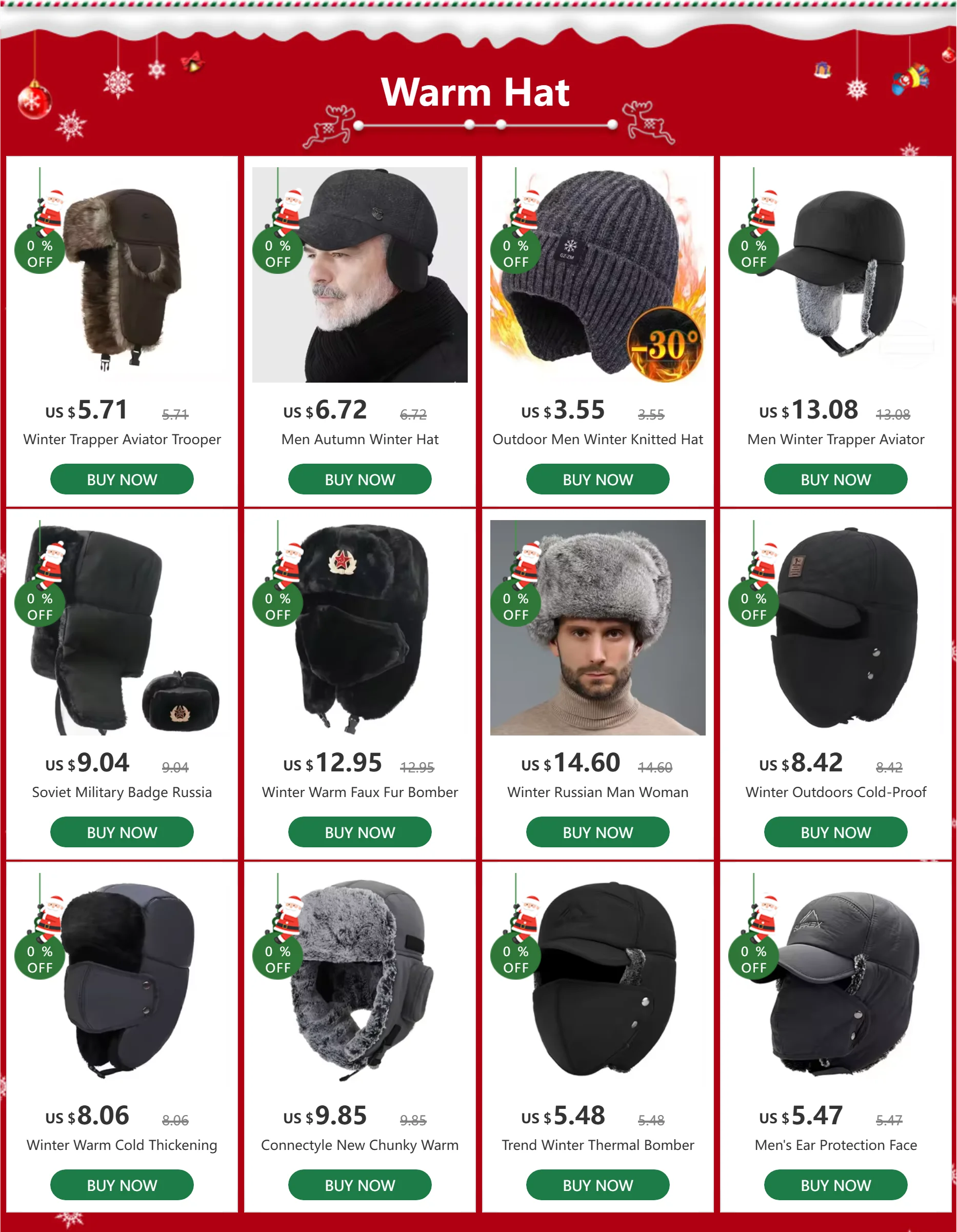 Chapéu Térmico Masculino de Inverno Estilo Bombardeiro com Proteção de Orelha Sb6a53bb983ea4f1eb578be1d6173cd5eW