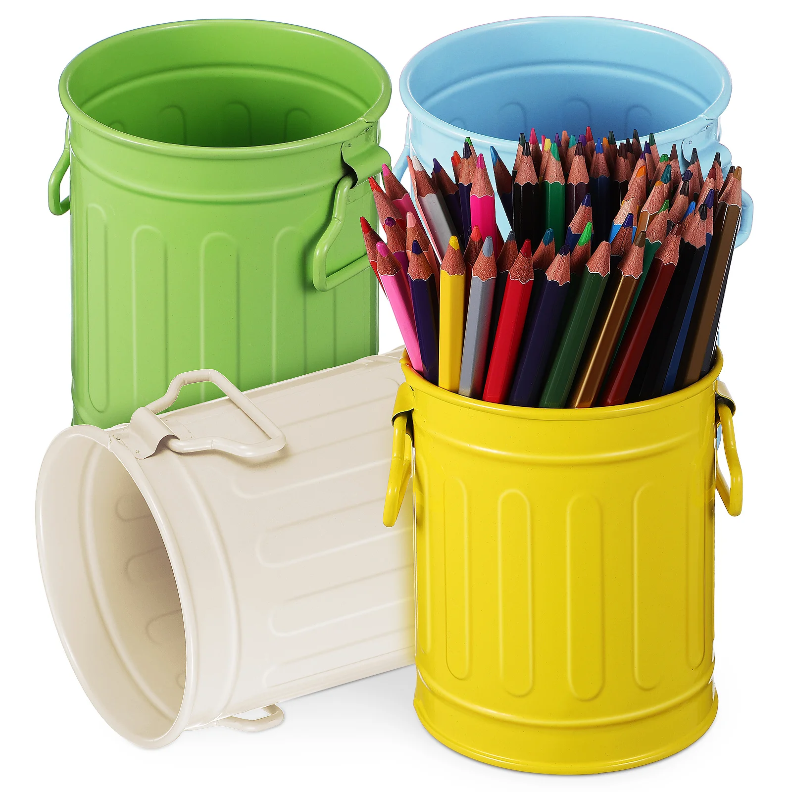 4 шт. офисный стол держатель для карандашей 1 чашка ведро канцелярских