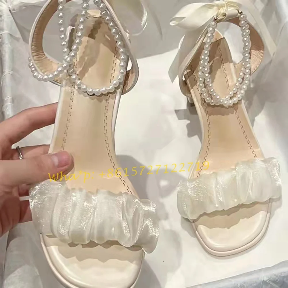 Женские босоножки на массивном каблуке элегантные сетчатые сандалии с ремешком