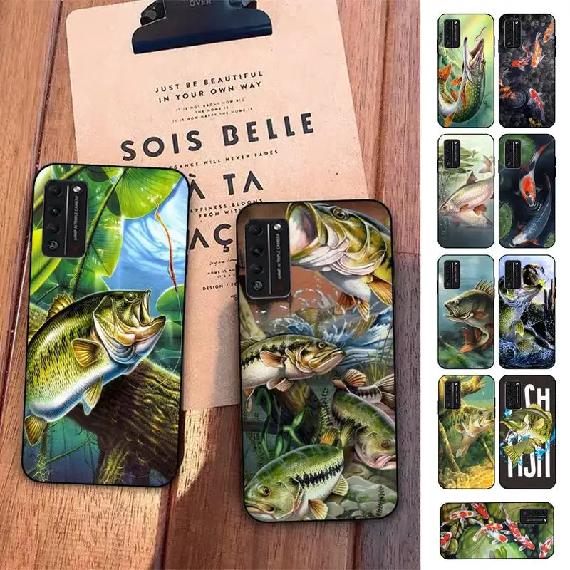 

Carp Fishing Fish Phone Case for Huawei Honor 10 i 8X C 5A 20 9 10 30 lite pro Voew 10 20 V30