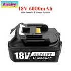 Аккумуляторная батарея Aleaivy, литий-ионный аккумулятор 18 в, 6,0 Ач, для MAKITA BL1880 BL1860 с зарядным устройством