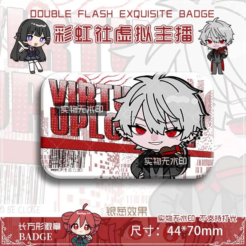 Фото Аниме ANYCOLOR NIJISANJI Vtuber Kuzuha Kasane Teto значок куртка джинсы булавка на лацкан коллекция брошь орнамент подарок на Хэллоуин №5