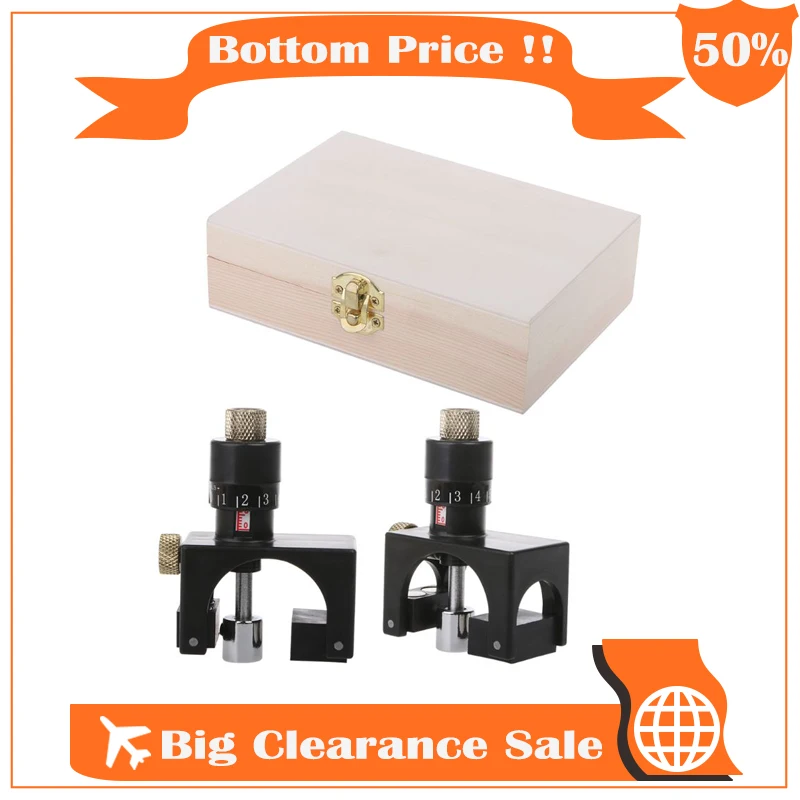 

2Pcs Adjustable Magnetic Planer Knife Setting Jig Blade Jointer Gauge Setter For Woodworking Tool