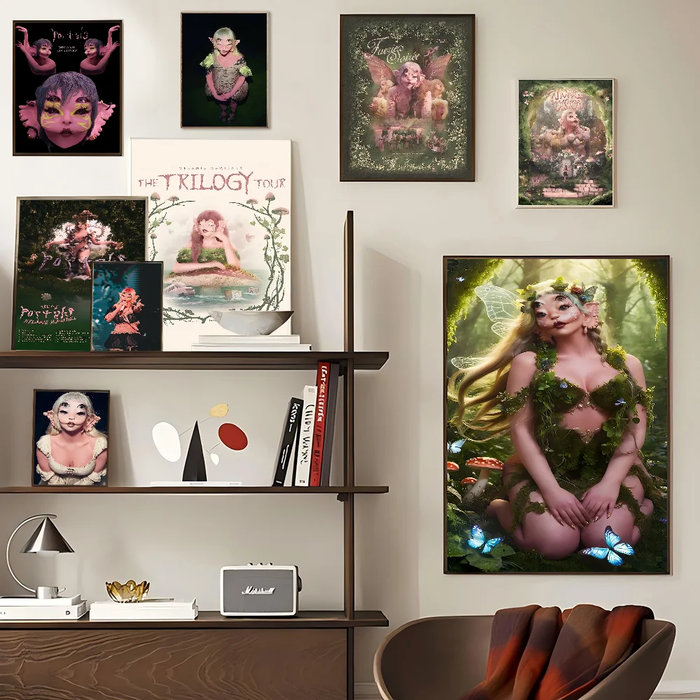 Певица M-Melanie Martinez P-Portals DIY липкий плакат водостойкая бумажная наклейка кофейня