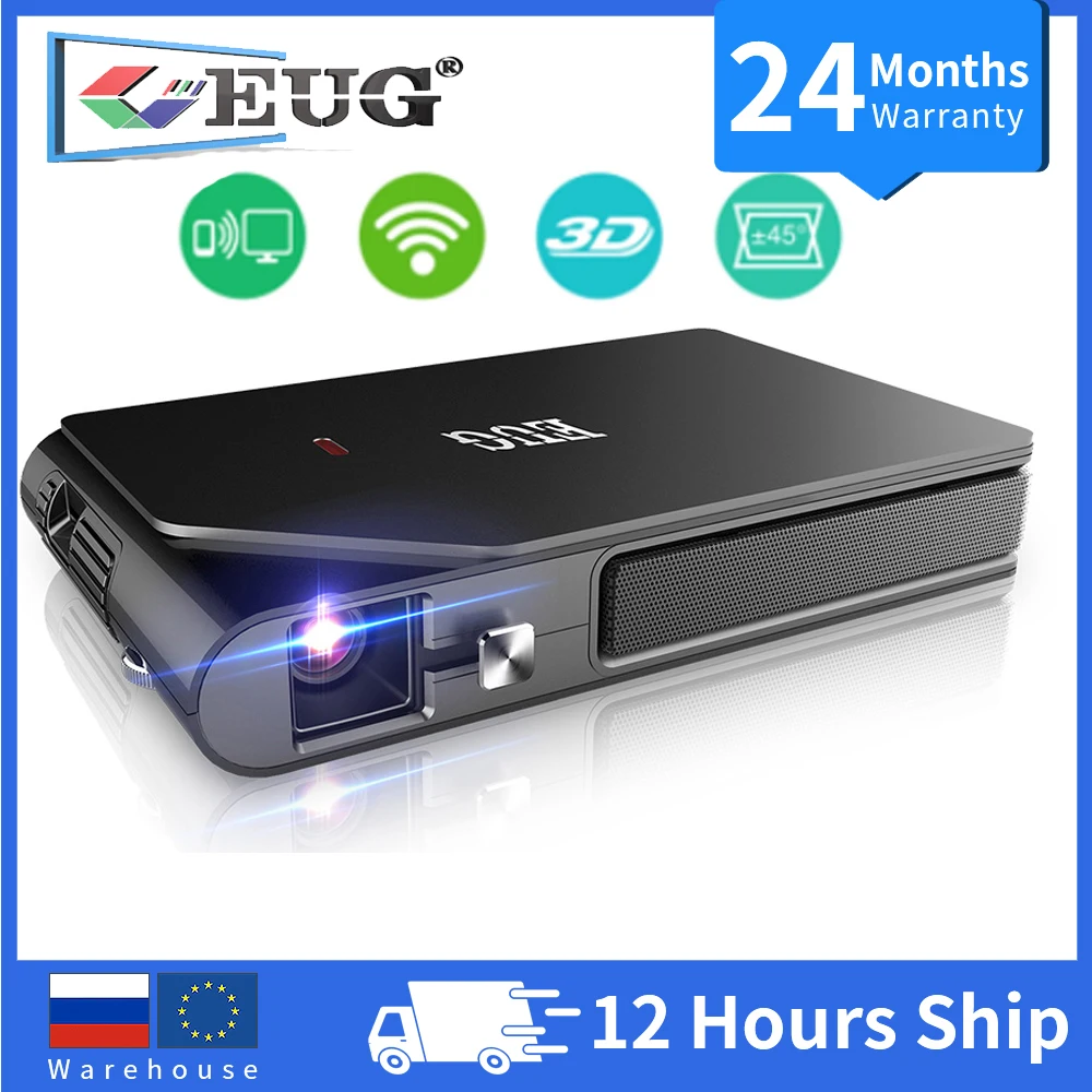 EUG Mini Video Projecteur портативный Full Hd Native 720P домашний кинотеатр мобильный телефон Led