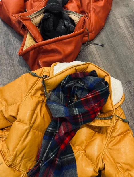 CD2375 Red Tornado большой размер супер теплая мужская куртка из натуральной коровьей