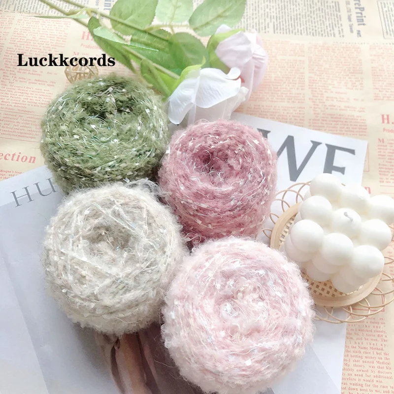 Веревка для макраме luckkcord с бабочкой шерстяная петля нитка вязания крючком игла