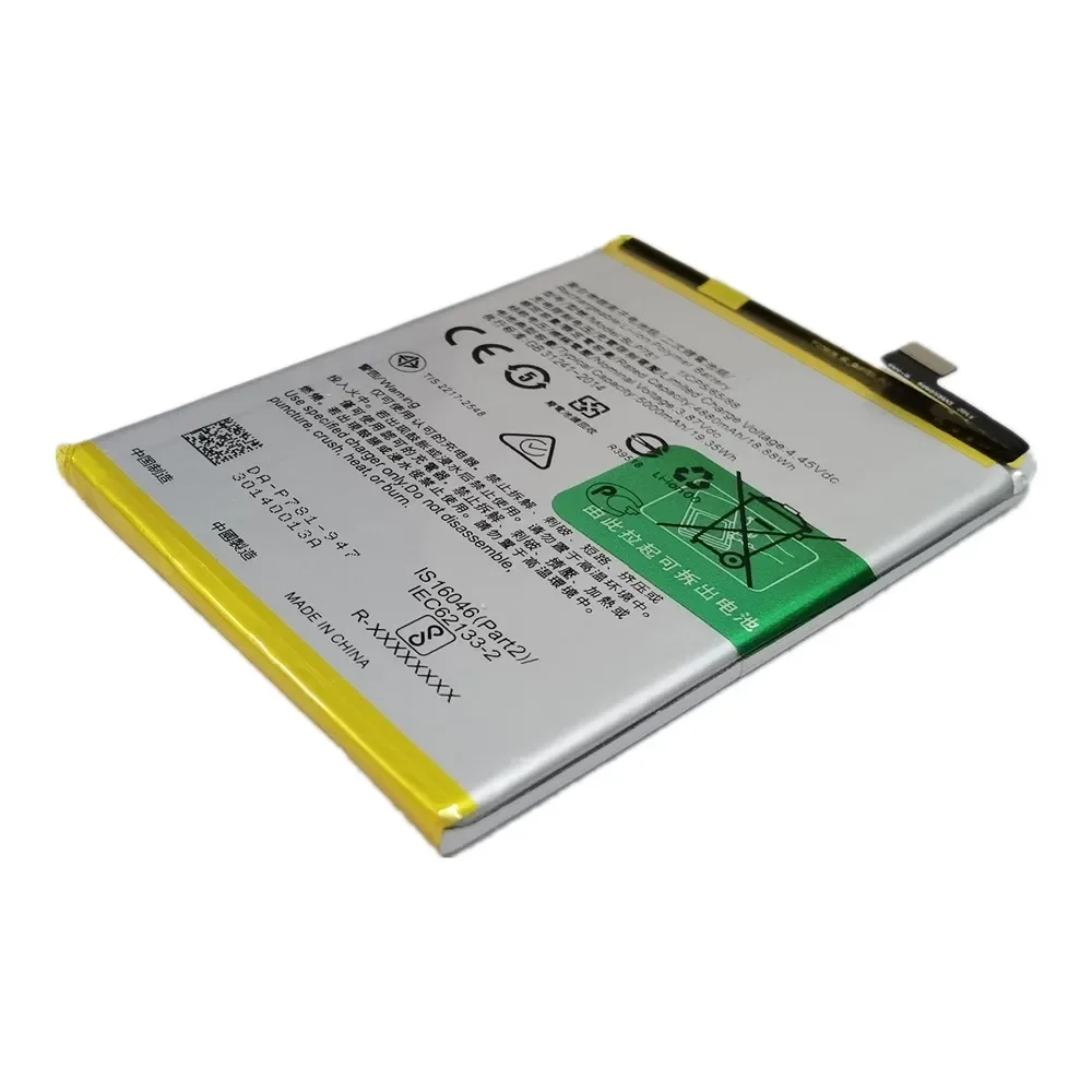 100% оригинальный высококачественный сменный аккумулятор BLP781 5000 мАч для OPPO A52 A72 A92