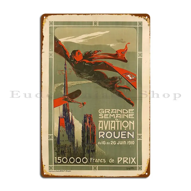 Металлическая вывеска Rouen