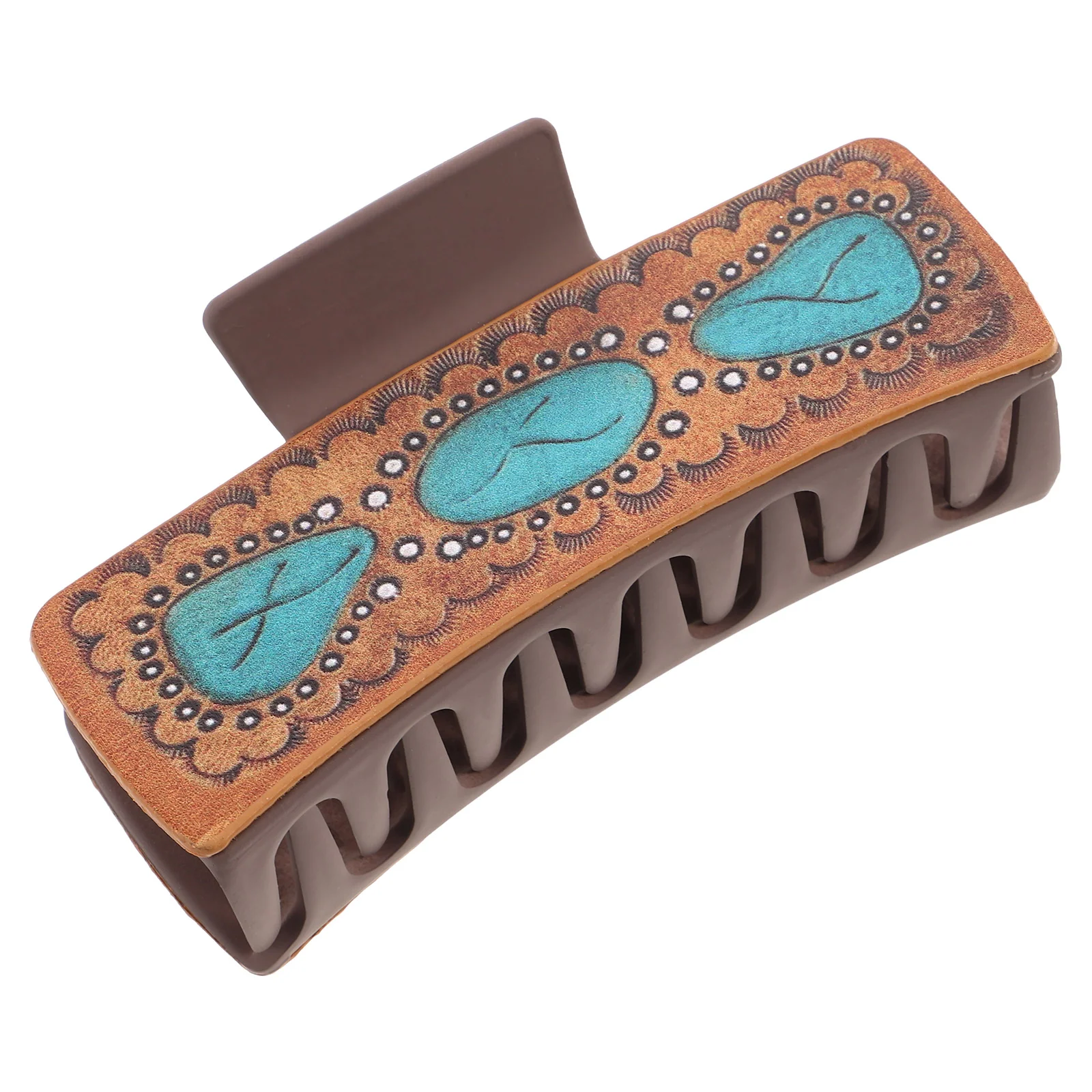 Женские блестящие заколки для волос с большим когтем толстый бант ромашками