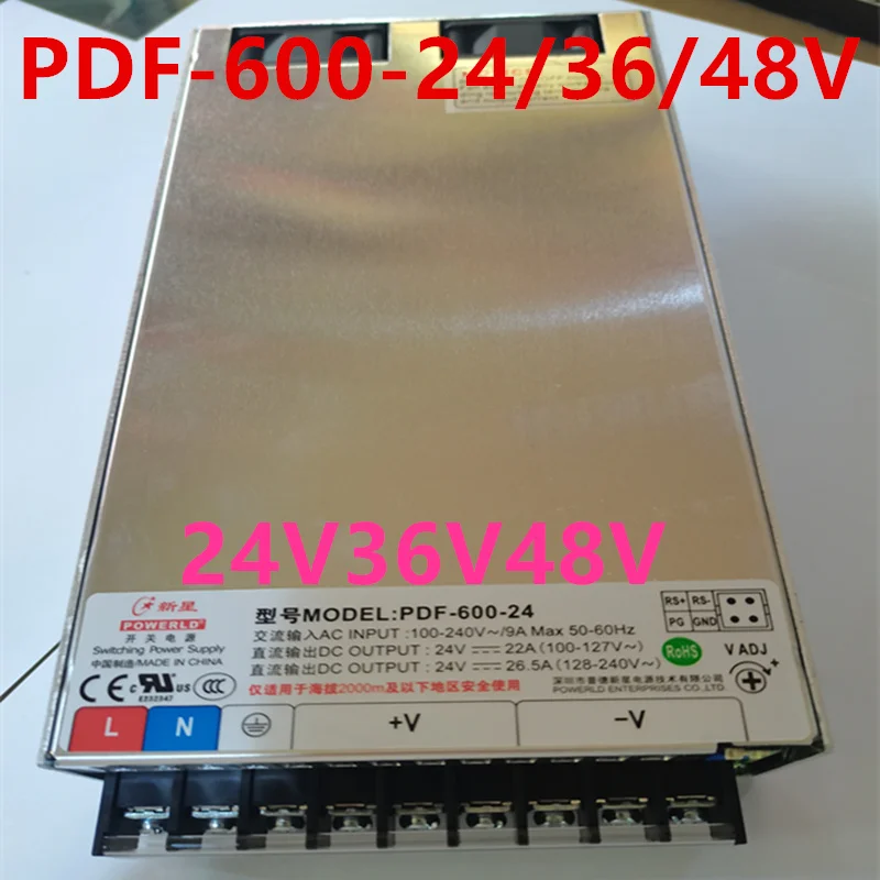 

Оригинальный Новый импульсный источник питания для POWERL PDF-600 24V36V48V 600W