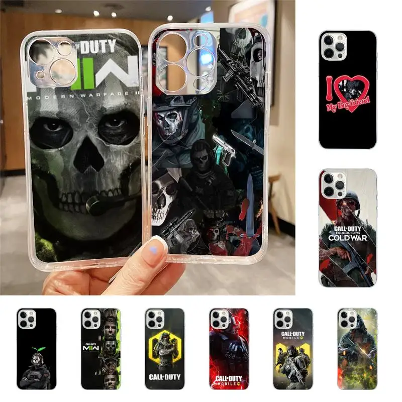 

Game C-Call Of Duty Modern Warfare 2 Phone Case For Iphone 7 8 Plus X Xr Xs 11 12 13 Se2020 Mini Mobile Iphones 14 Pro Max Case