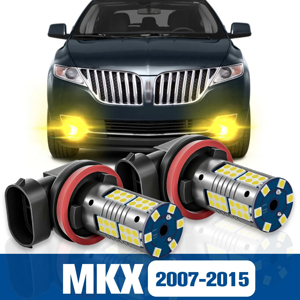 

2pcs LED Fog Light Blub Lamp Accessories Canbus For Lincoln MKX 2007 2008 2009 2010 2011 2012 2013 2014 2015