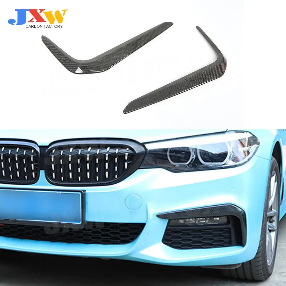 2 шт. передний бампер из углеродного волокна противотуманная фара веки накладки - Цена: 12790