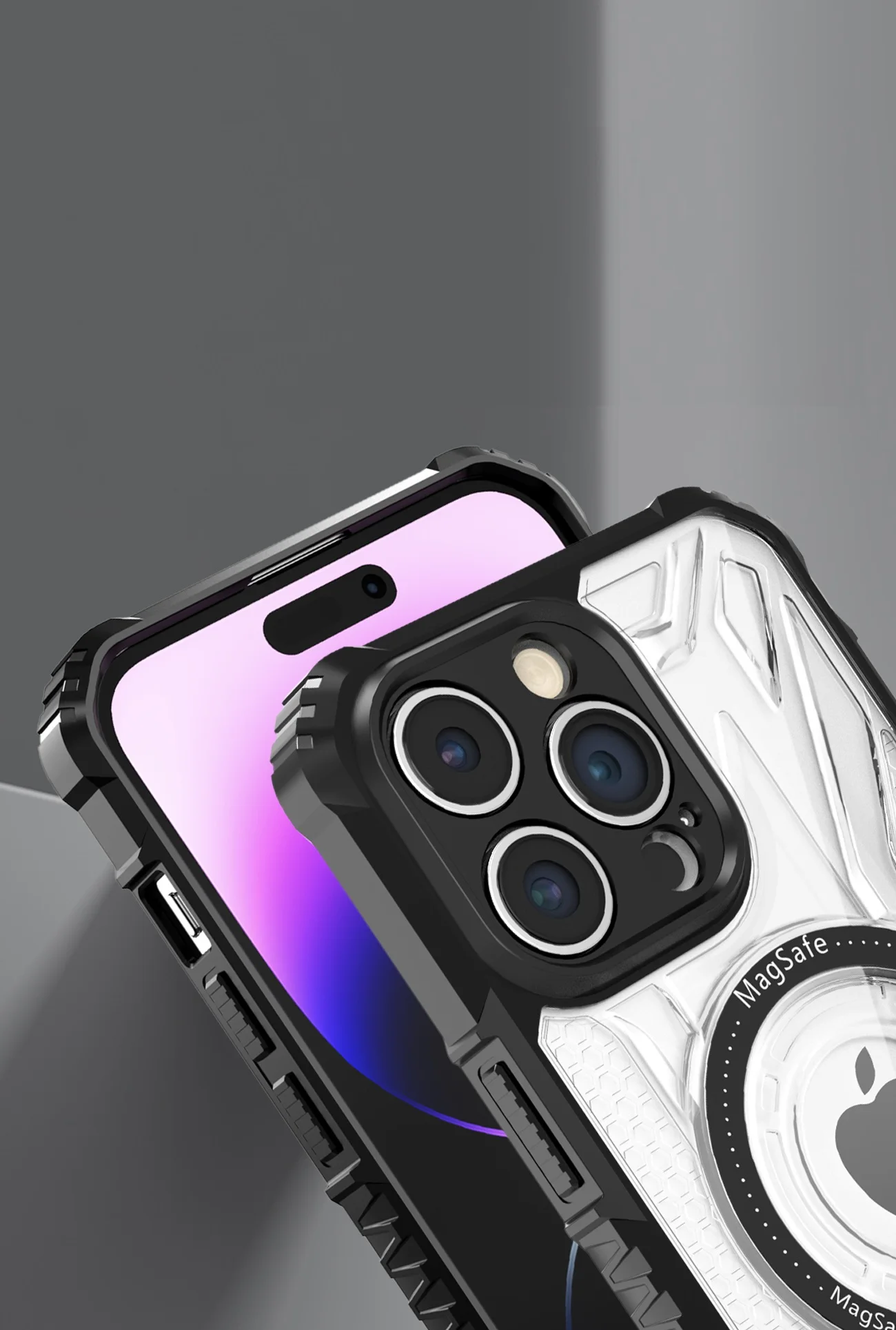 Original Luxury Wireless Magnetic Charging Phone Case For iPhone 14 Pro Max 13 Pro Max 12 11 Xr Armor Shockproof Hard Back Cover