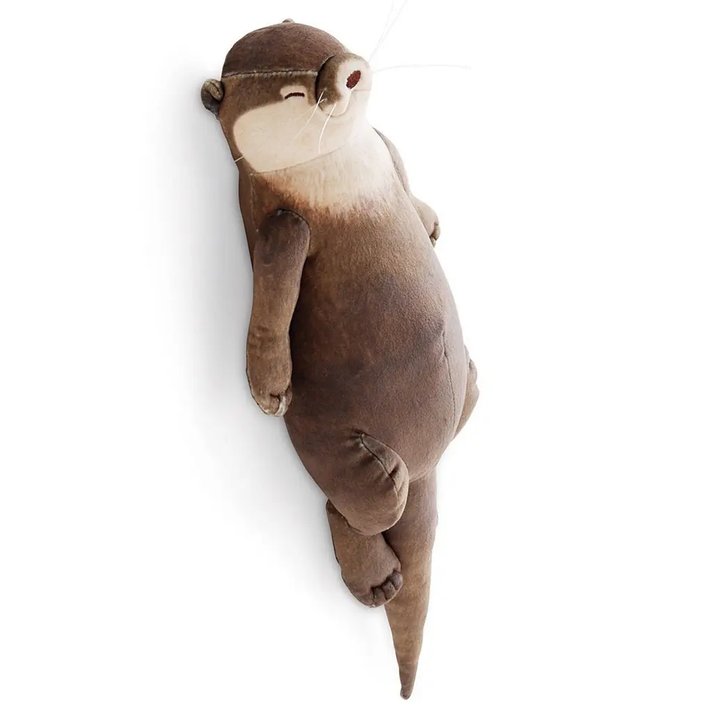 

40cm Cute Otter Stuffed Down Cotton Pencil Case Wrist Pad Pillow Children Kids Girls Christmas Birthday Gift