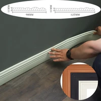 12 5x500cm 3d self adhesive foam line skirting wall edge strip waterproof baseboard corner waist line sticker wall stickers trim