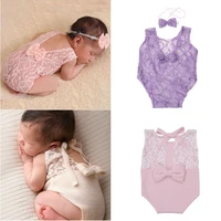 2 styles clothes for newborns photography lace clothing baby hundred days photo costume props