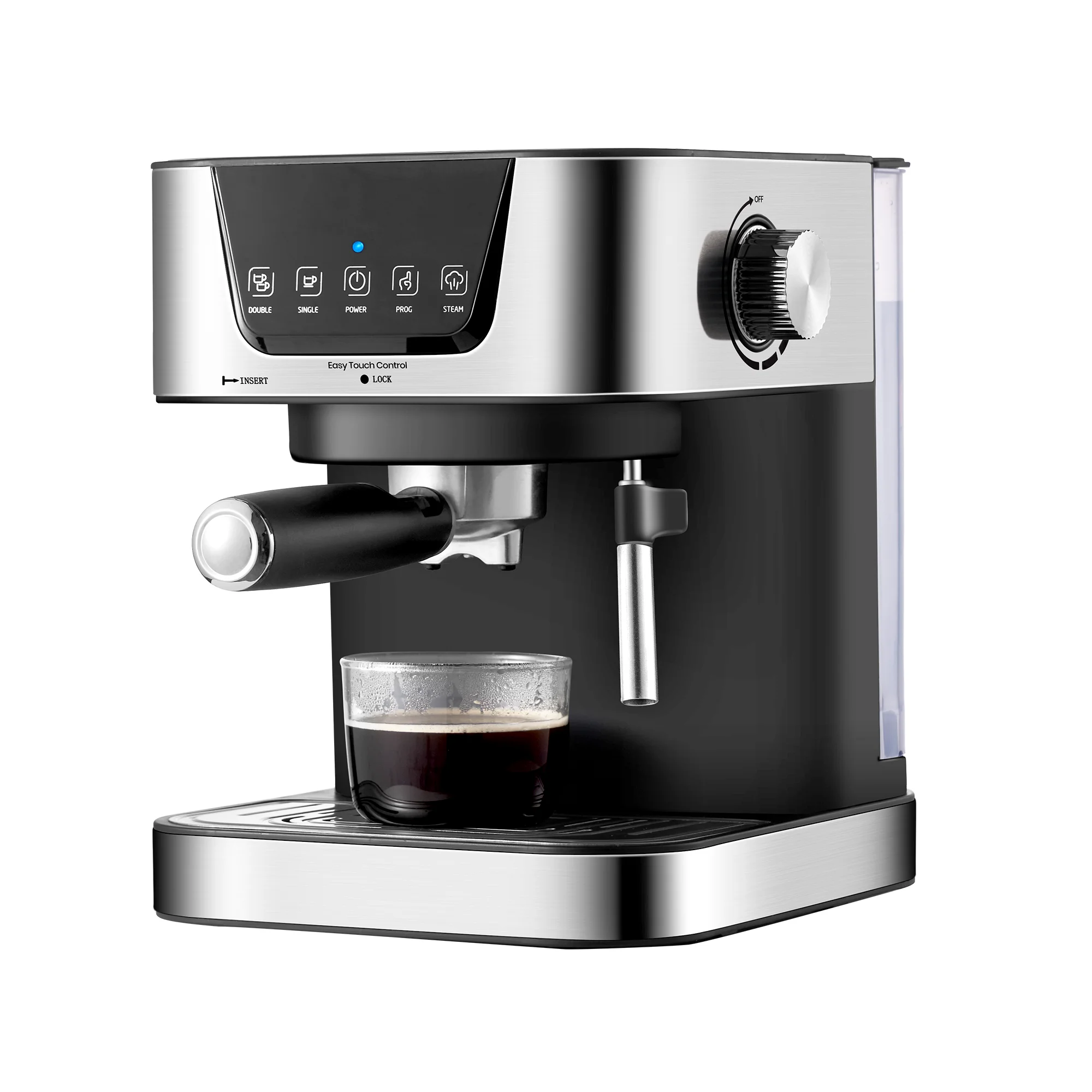 

1200W Portable Bean To Cup Cafetera Touch Screen Electric Automatic Espresso Coffee Maker Set Machine