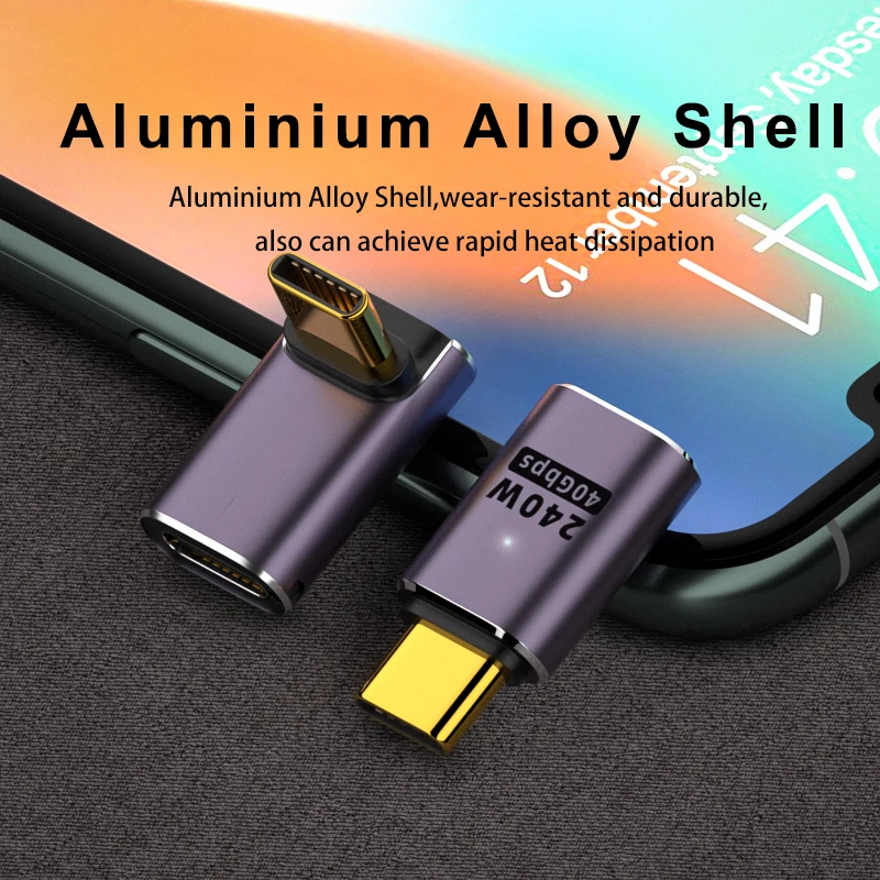 Переходник с USB 240 на USB Type C PD3.1, 40 Гбит/с, Вт, 8 к, 60 Гц