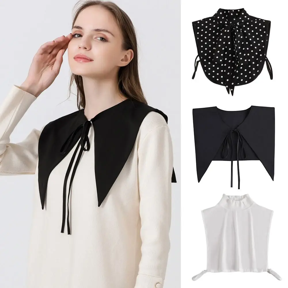 

Vintage Detachable Classic Cotton Clothes Accessories Blouse False Collar Shirt Fake Collar Lapel