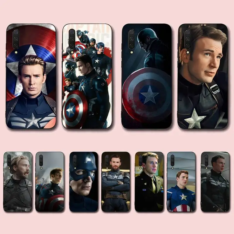 

Disney Captain America Phone Case for Xiaomi mi 8 9 10 lite pro 9SE 5 6 X max 2 3 mix2s F1