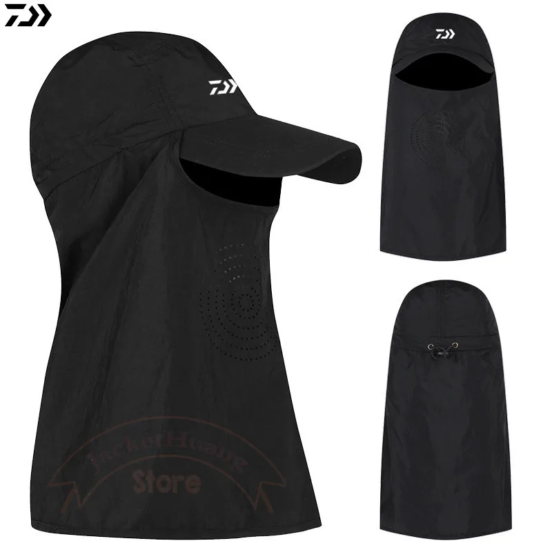 

Daiwa New Outdoor Protective Fishing Hat for Men Summer Sunscreen Sunshade Mountaineering Fishing Cap