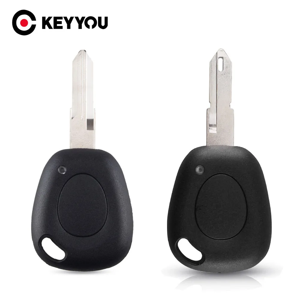 KEYYOU 1 Button Car Remote Key Shell Case For Renault Scenic Clio Megane Laguna Espace Twingo Auto Fob Uncut Blade |