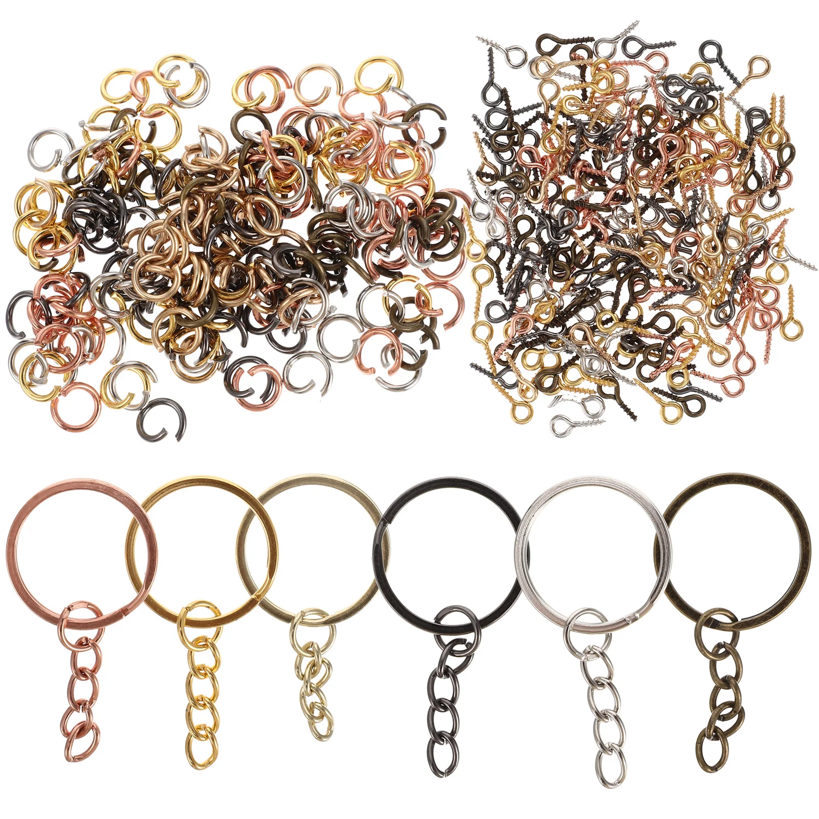 

Keychain Key Ring Rings Eye Screwchain Crafts Kitkeychains D Diy Hooks Bulk Bolt Making Kits Screws Resin Supplies Sheep