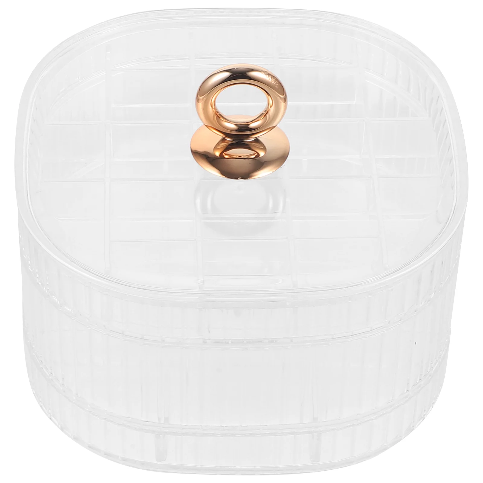 

Ring Storage Case Clear 3-layer Jewelry Organizer Multi-slots Jewelry Storage Box