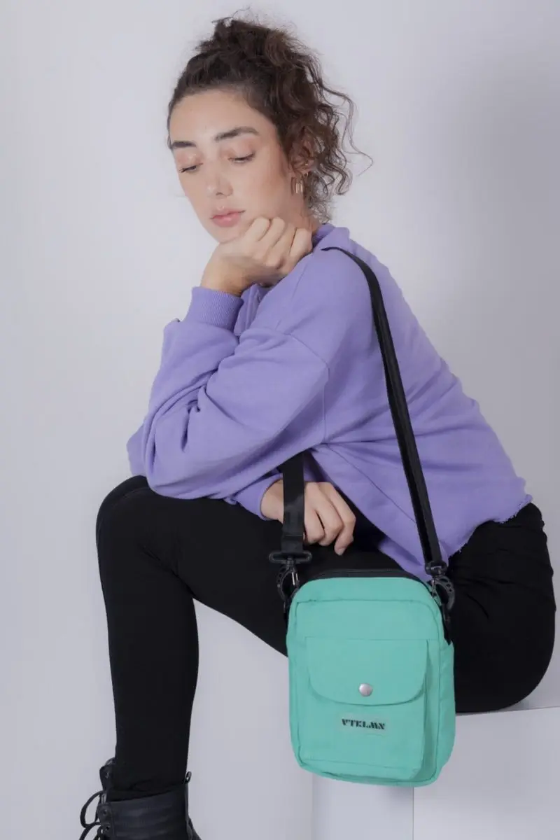 

Сумка через плечо, нагрудная сумка, посылка ковая сумка-мессенджер, дорожная Мятная сумка на молнии