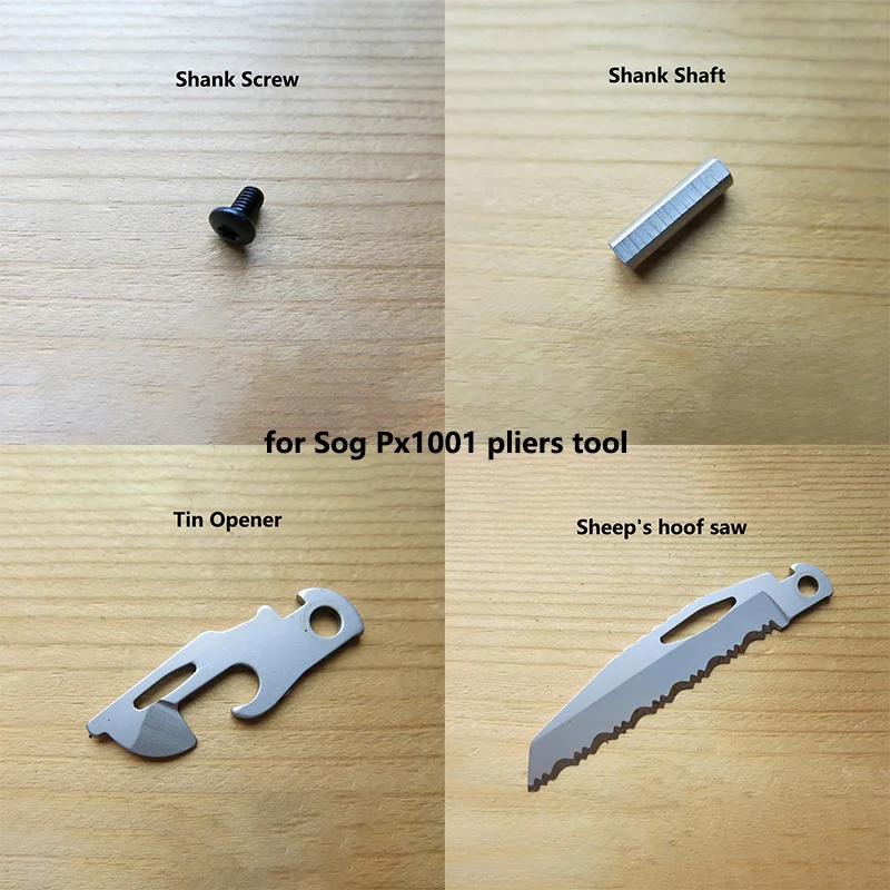 

Плоскогубцы из нержавеющей стали, инструмент для создания аксессуаров, часть для Sog PX1001 Powerplay, ручка, винты, хвостовик, вал, пила, консервный н...