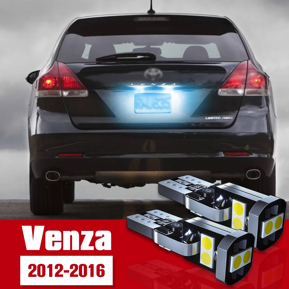 

2pcs License Plate Light Accessories LED Bulb Lamp For Toyota Venza 2012-2016 2013 2014 2015