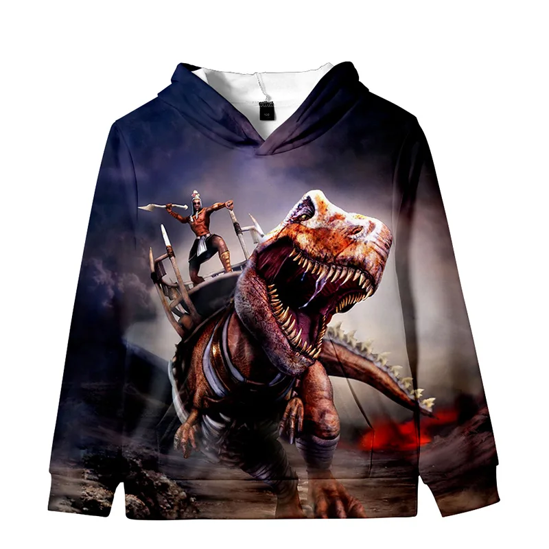

Fashion Print Dinosaur Tyrannosaurus Cartoon 3d Hoodies Men Women Long Sleeve Clothes Boys Girls Pullover Kawaii Kids Sweatshirt