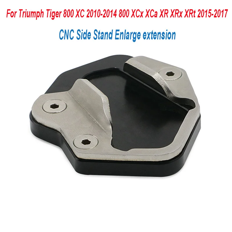 

Подставка для мотоцикла Triumph Tiger 800 XC 2010-2014 800 XCx XCa XR XRx XRt 2015-2017, боковая подставка с ЧПУ, увеличенное расширение