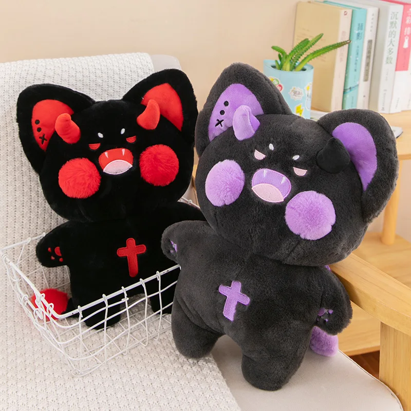 

Cute New Product Devil Doodle Cat Plush Toy Children's Holiday Gift Cat Doll Sleeping Doll Valentine's Day Gift Wholesale