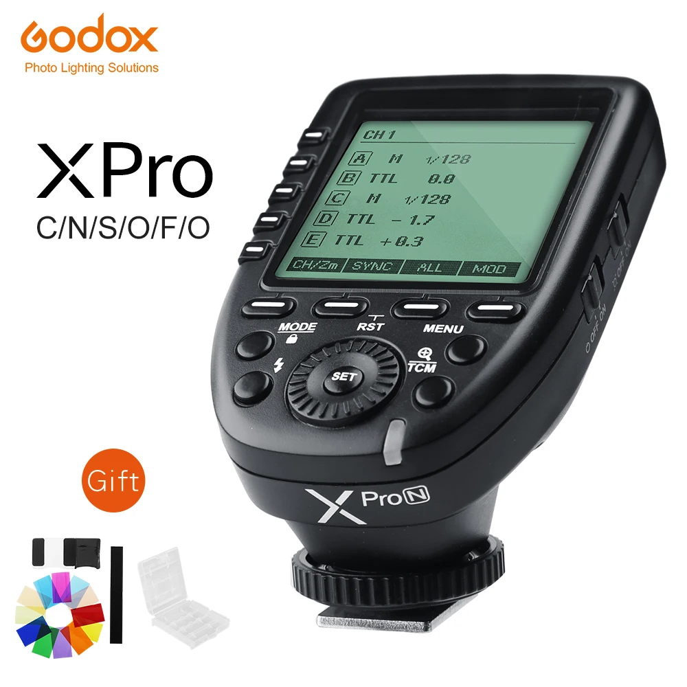 

Беспроводной триггер для вспышки Godox Xpro-C Xpro-N Xpro-S Xpro-F Xpro-O Xpro-P TTL 1/8000s HSS для Canon Nikon Sony Fuji Olympus Pentax