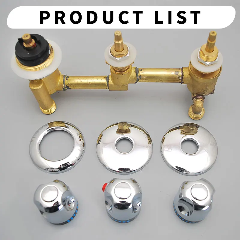 Разделенный смеситель для ванны трехсекционный водоотделитель аксессуары